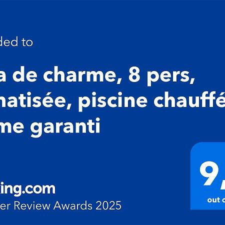 Villa De Charme, 8 Pers, Climatisee, Piscine Chauffee, Calme Garanti รอกเกอบรูน-ซูร์-อาร์ฌ็องส์ ภายนอก รูปภาพ