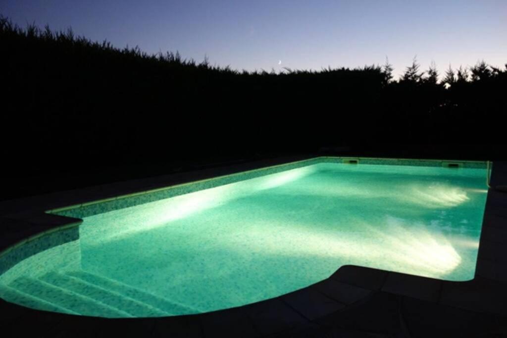 Villa De Charme, 8 Pers, Climatisee, Piscine Chauffee, Calme Garanti รอกเกอบรูน-ซูร์-อาร์ฌ็องส์ ภายนอก รูปภาพ