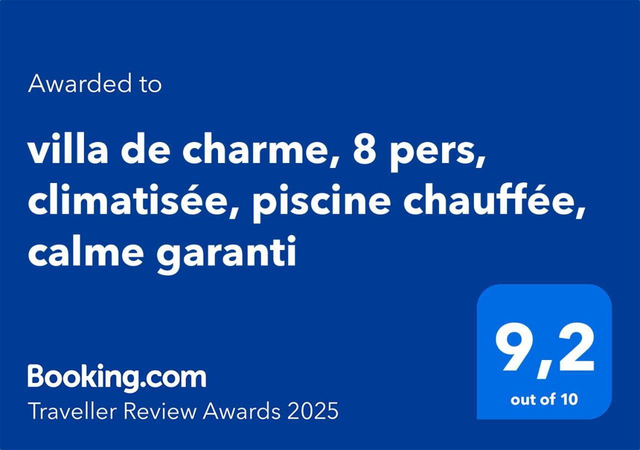 Villa De Charme, 8 Pers, Climatisee, Piscine Chauffee, Calme Garanti รอกเกอบรูน-ซูร์-อาร์ฌ็องส์ ภายนอก รูปภาพ